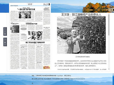 丽江三全油橄榄产业开发有限公司拟认定林业产业省级龙头企业