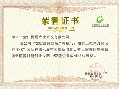 公司喜获创业创新大赛优胜奖